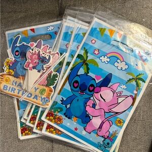 Lilo and stitch party supplies Colorful Party Favor Bags with Cartoon Characters